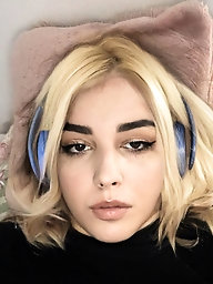 Big Messy Cumshot With Black Bikini