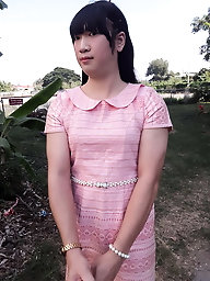 FN006 Iand#039;m a kathoey in a Thai patterned dress