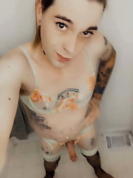 Concupiscent tranny bitches are spreading their ass