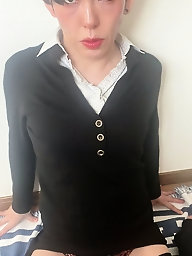 Delicious sissy CD ass and feet.