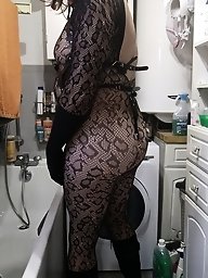 I am wearing a blue dress.