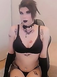 A cute amateur crossdresser gets out of the house and interacts with others