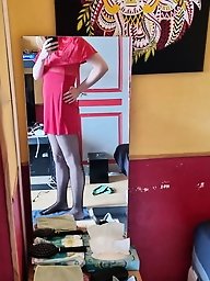 Zealous bitch is getting naked on pictures