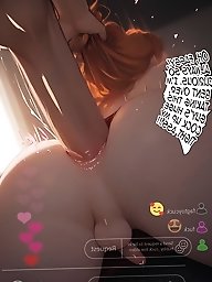 Sexual crossdresser in PVC black suit and heels