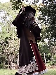 A crossdresser got fucked by a huge dildo on BBQ Roadtrip